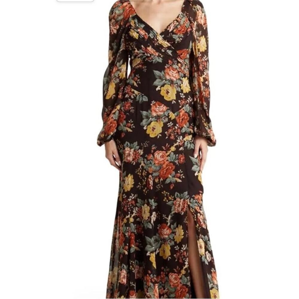 Veronica Beard Avani Floral Maxi Dress
Elegant Flowing Silk-H13